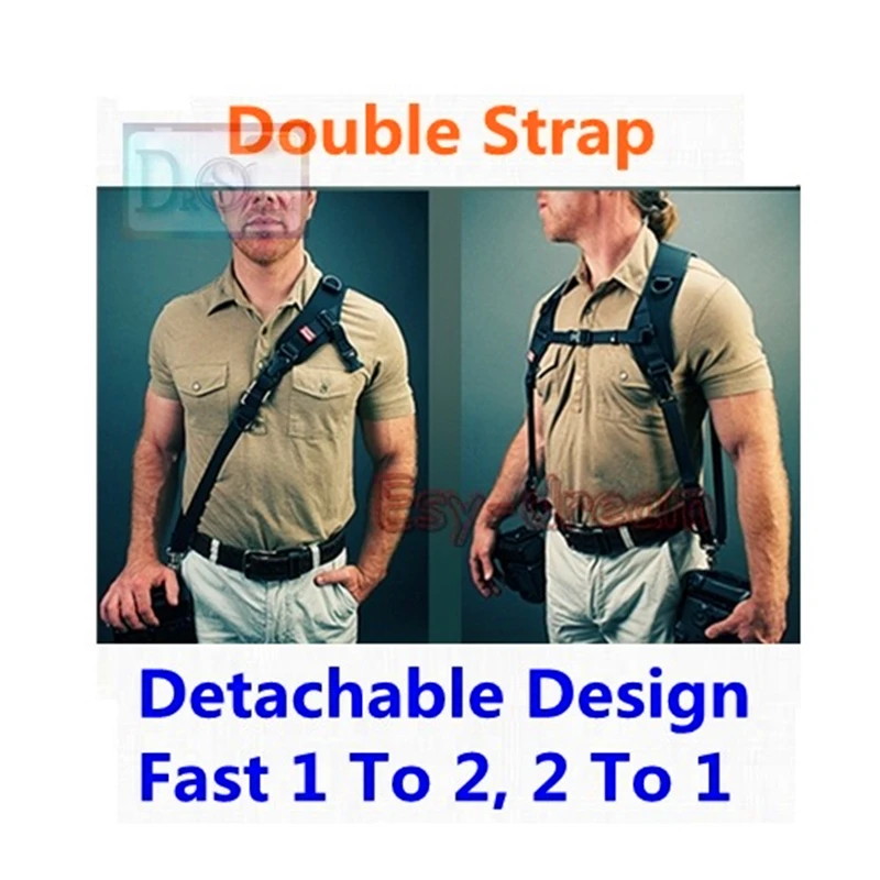 

Carry Speed Detachable Design Quick Pro Double Dual Shoulder Strap For Two Cameras DSLR Carryspeed