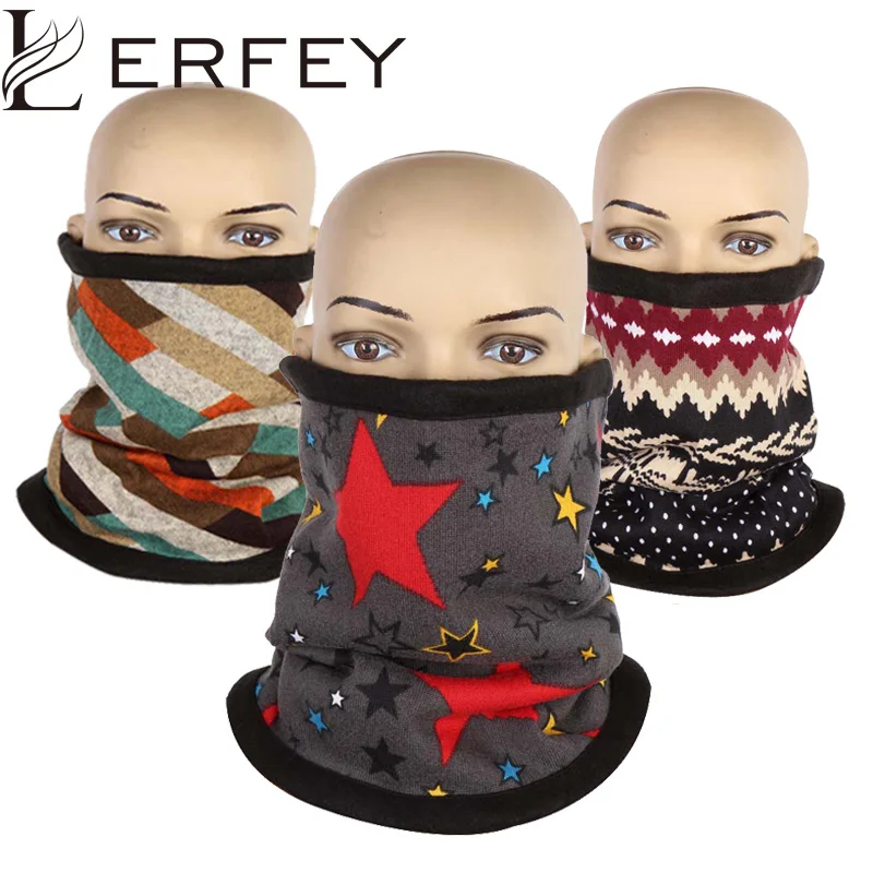 LERFEY Bandana Multifunctional Headband Warm Neck Bandana Headwear Men