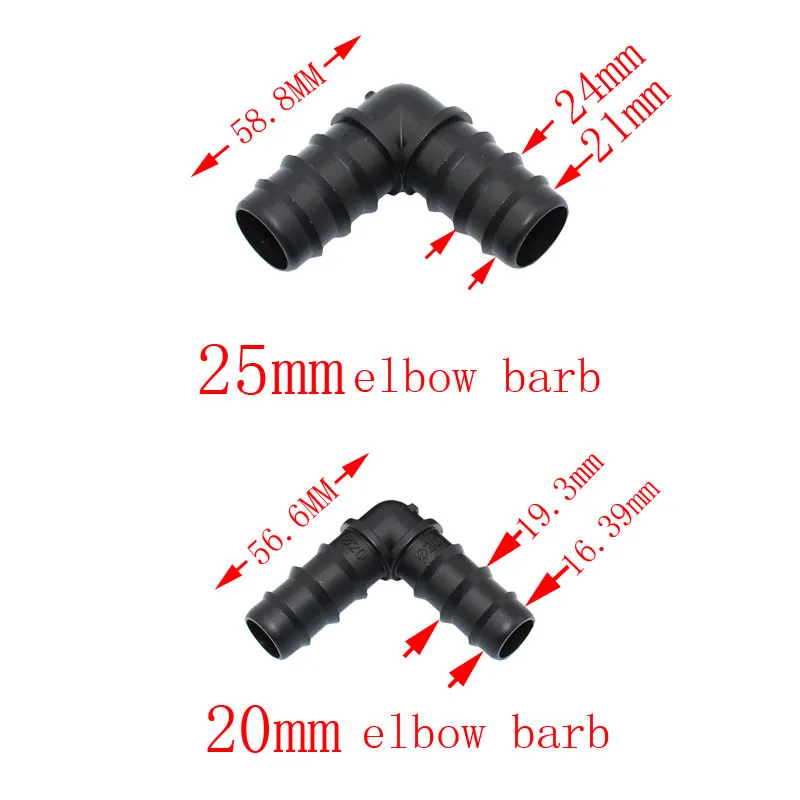 Садовый шланг wxrwxy 25 мм локоть 20 гибочные соединения 3/4 для ремонта орошения