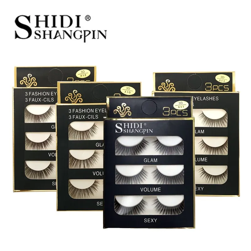 

SHIDISHANGPIN 20 boxes 3d mink lashes handmade mink eyelashes false eyelashes natural long lashes extensions maquiagem faux cils