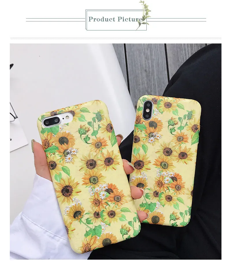 Silicone Flower Case For iPhone 8 8plus 7 7 Plus Phone Case For iphone 6 s 6s Plus X XR XS Max Cases Cover Coque Capinha Funda (13)