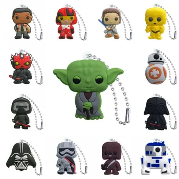 

1pcs PVC Keychain Cartoon Figure Key Chains Key Ring Key Holder Key Cover Fashion Charms Trinkets Kids Gift