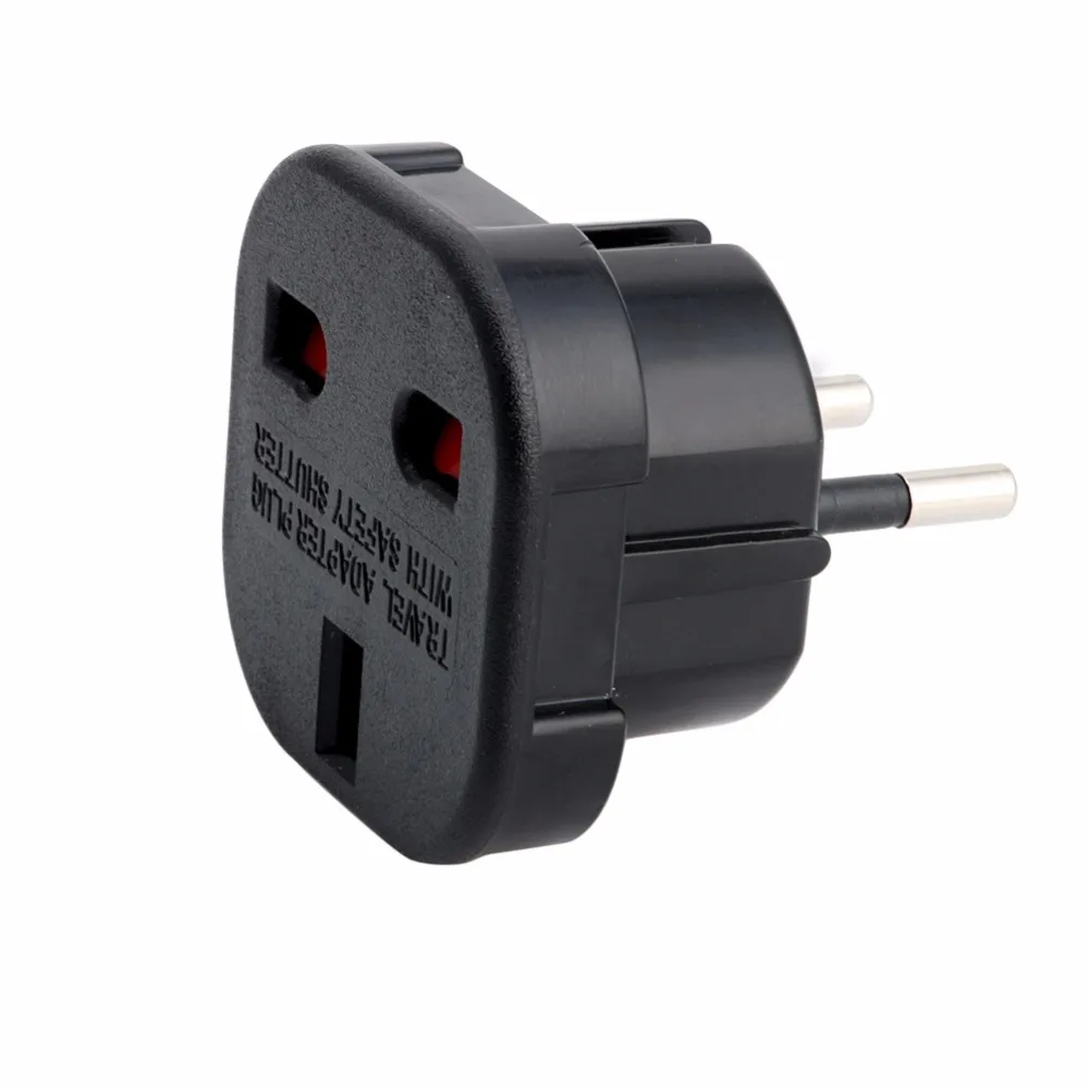 

UK to EU 2 Pin Euro Europe AC Travel Power Adaptor Plug Socket Adapter Convertor-M40