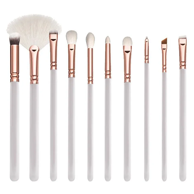 15pcs White Makeup Brushes Set Powder Foundation Contour Blusher Eye Kabuki Brush (3)