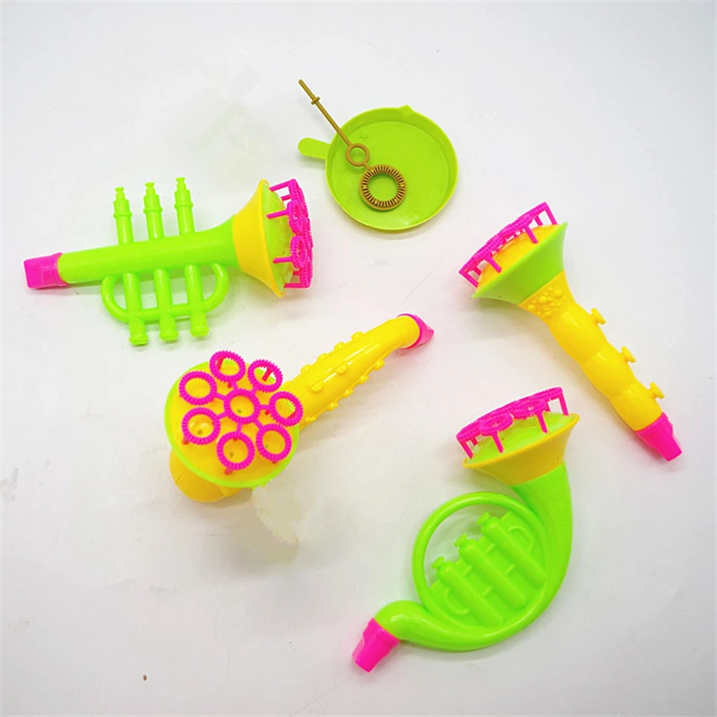 1PC 15cm Soap Bubble Multi Music Bubble Gun Style Concentrate Stick No liquild Sax Kid Gazillion Bubbles bar blowing