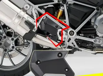 

Free Shipping motorcycle Exhaust Cover For B MW R1200GS Adventure 2013-2017