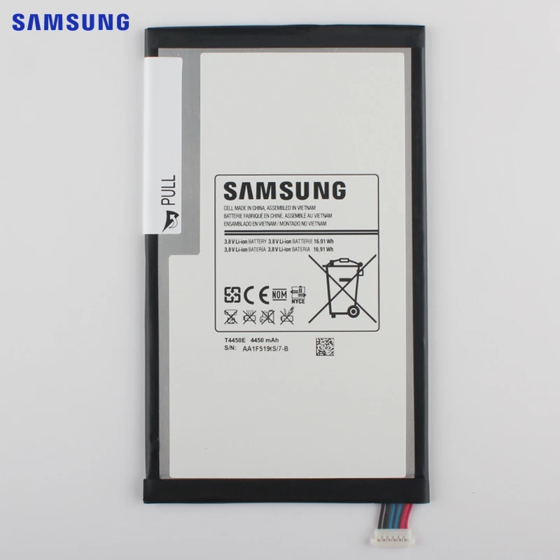 Samsung сменный аккумулятор T4450E T4450C для samsung GALAXY Tab 3 8,0 T310 T311 T315 Аккумулятор для планшета 4450 мАч