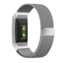 Ktab Smart Accessories Watch Bands for Fitbit Charge 2 Bands Milanese Loop Stainless Metal Bracelet Strap for Fitbit Charge 2