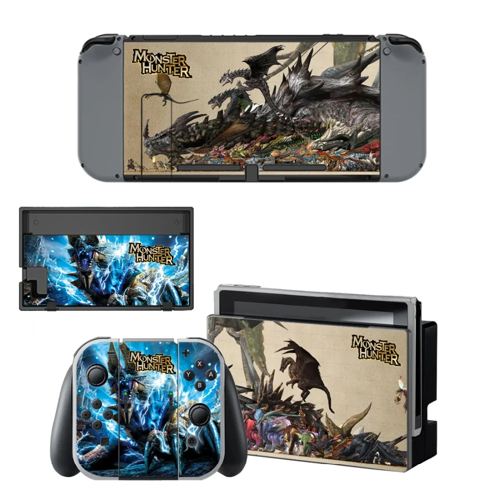 Наклейка на кожу Monster Hunter vinilo для Nintendo doswitch наклейка s skins для Nintendo Switch NS консоль и контроллеры Joy-Con