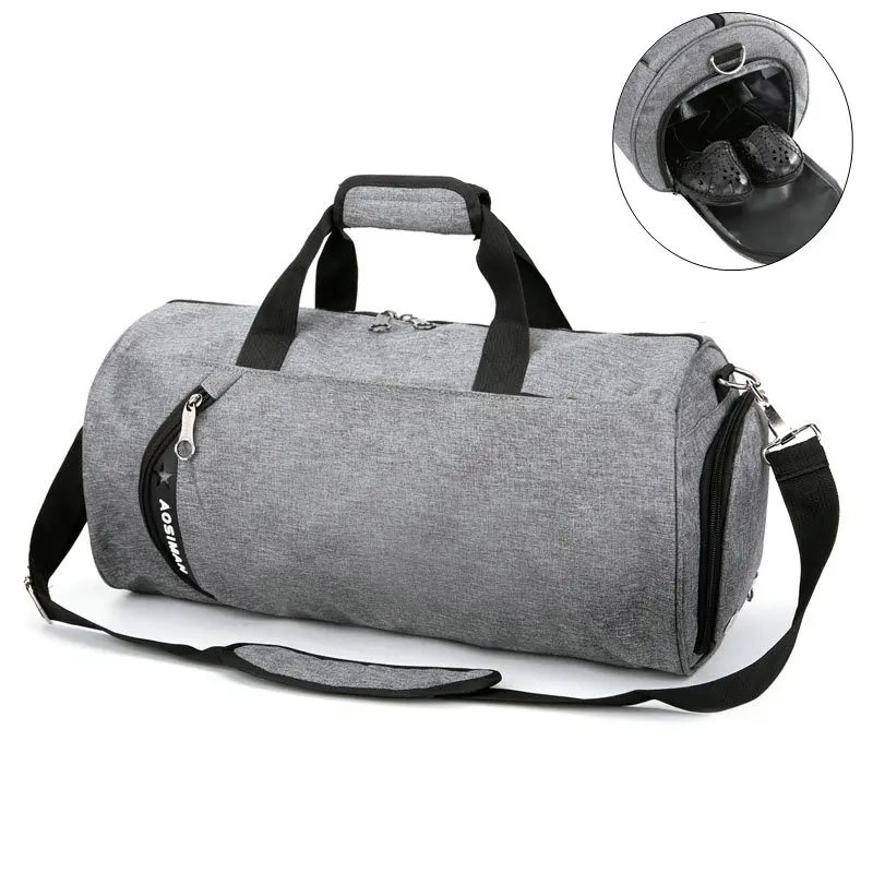 Wolf Travel Duffel Bag Luggage Sports Gym Bag With Shoes Compartment Large Capacity Lightweight Duffle Bag For Men Women