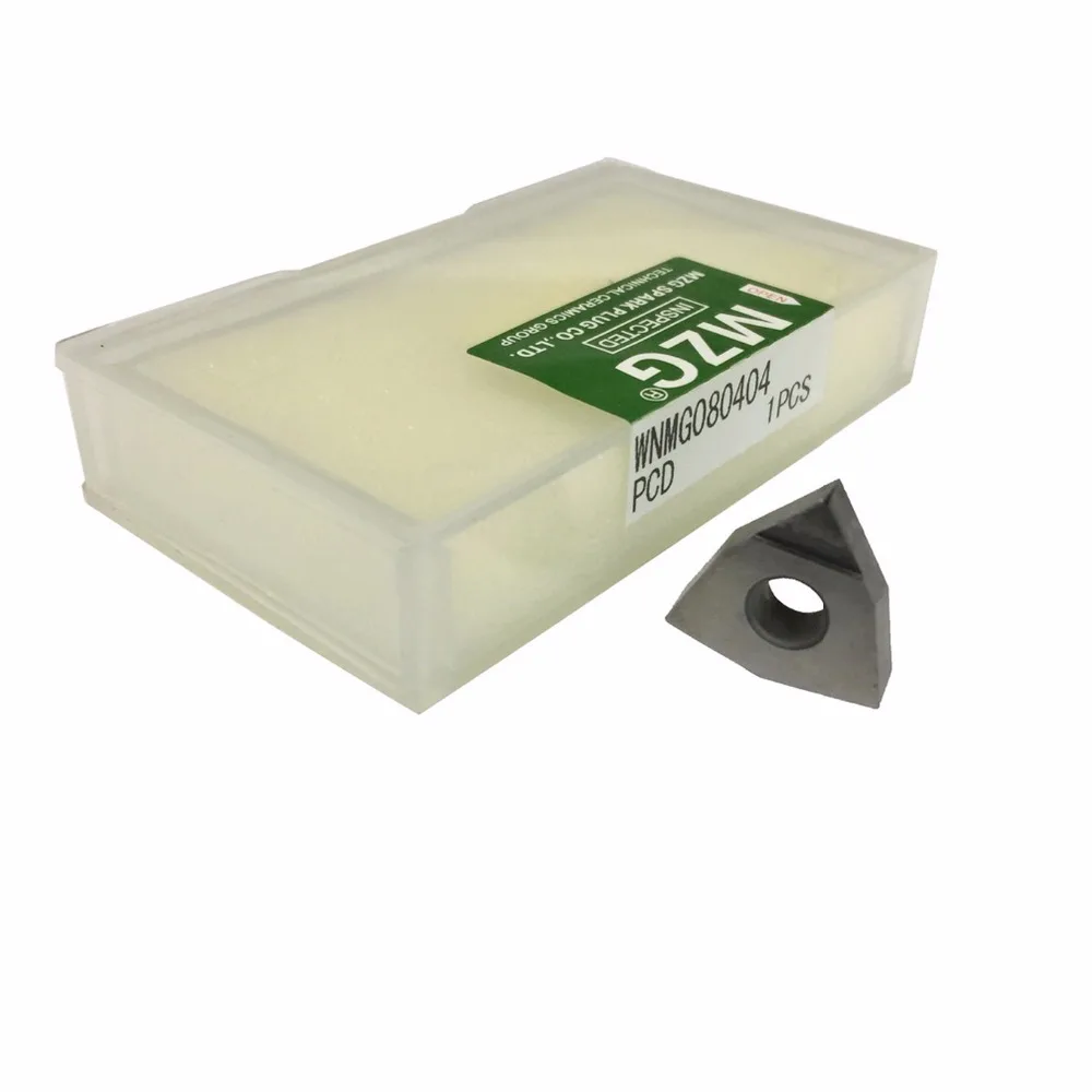 MZG WNMG080404 PCD CNC Lathe Boring Turning Cutting Tools Aluminum