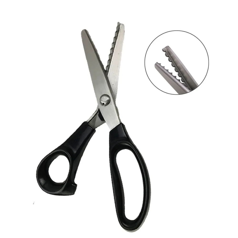 D&D Professional Dressmaking Pinking Shears 1Pc Scissors Fabric Decorative Edge Pinking Shears