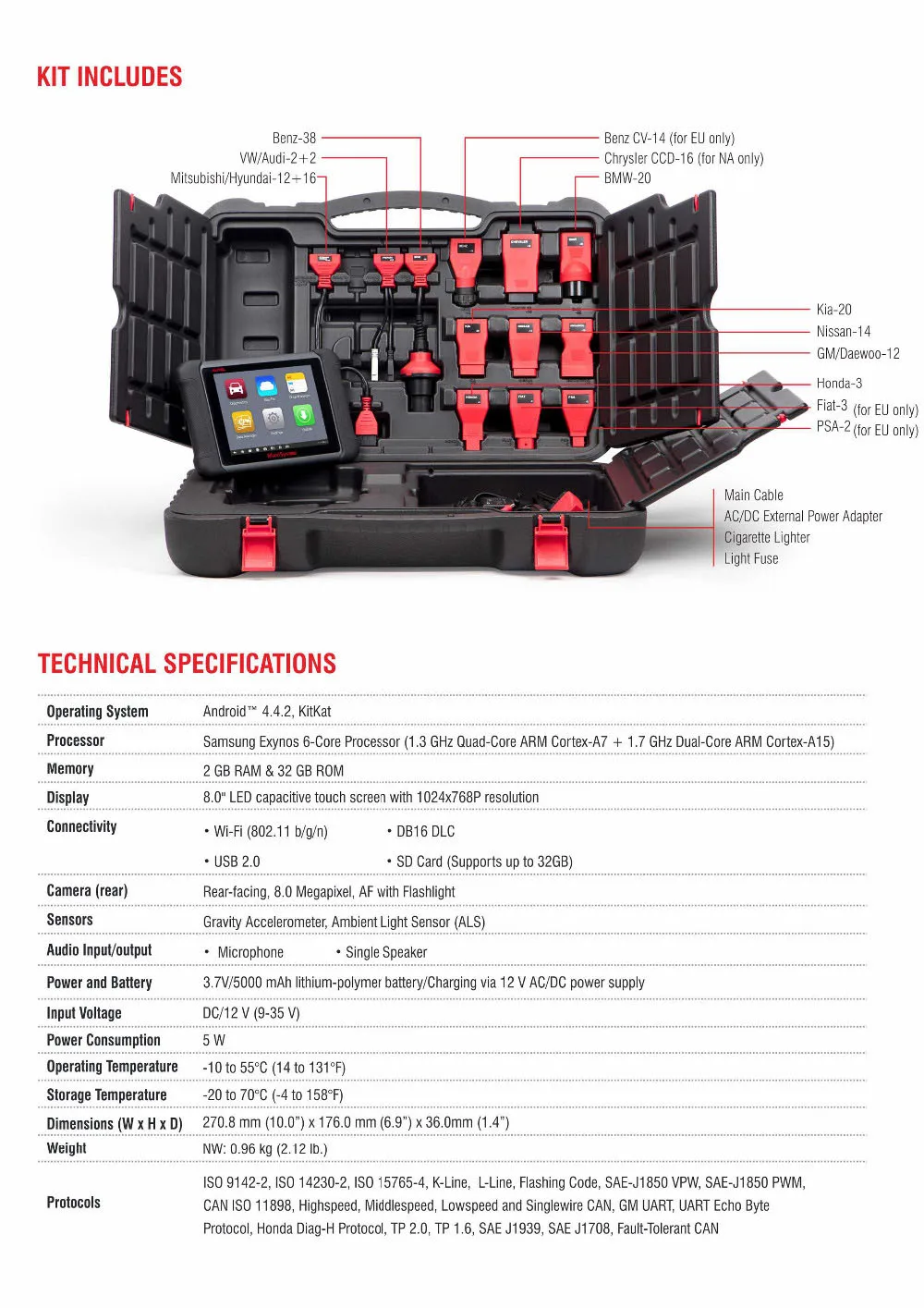 Autel MaxiSys MS906 Автомобильная диагностика Полной Системы MS 906 сканер мощнее, чем MaxiDAS DS708 онлайн-обновление