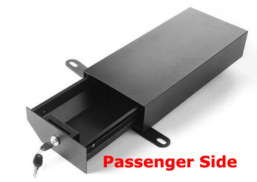 PASSENGER SIDE Новейшая модель; под сиденьями замок с выдвижными ящиками для хранения ящик Противоугонная инструмент аккуратные укладка Сталь для Jeep Wrangler 07 4-дверный только в том случае - Название цвета: PASSENGER SIDE