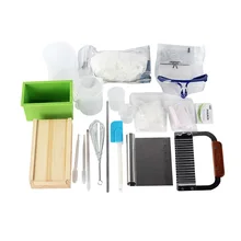 Полный набор принадлежностей для изготовления мыла, маленькие силиконовые формы, строгальный станок для резки дерева, основание для мыла ручной работы, инструмент для эксперимента с мылом Полный набор принадлежностей для изготовления мыла, маленькие силиконовые формы, строгальный станок для резки дерева, основание для мыла ручной работы, инструмент для эксперимента с мылом