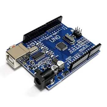 

EastVita Demo Board ISP download UNO R3 ATMEGA328P CH340G Board + USB Cable + Wires UNO R3 ATmega328P CH340 with USB Cable r25