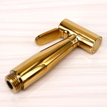 

European archaize gold bidet faucet Pressure boost sprayer shower brass spray seat toilet cover wc asiento nozzle cleaner