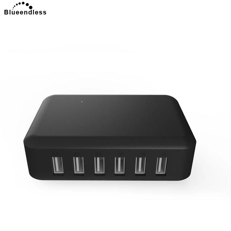 USB 3,0 пластик multi-порт 6 порт зарядное гребень 5 В 2A разветвитель питания применяется зарядное устройство концентратора для samsung