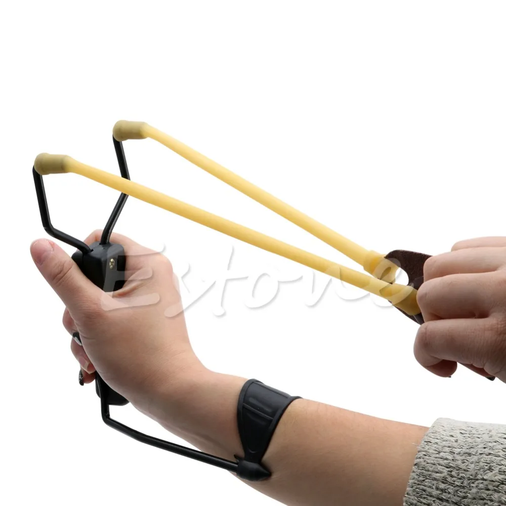 Popular Powerful Sling Shot steel frame Slingshot Bow Catapult Outdoor