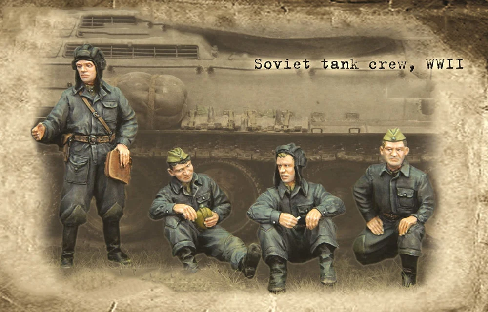 Soviet tank crew, WWII 