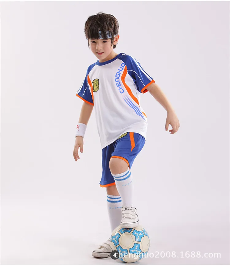2016 boys soccer set children's suits Summer soccer jerseys clothes