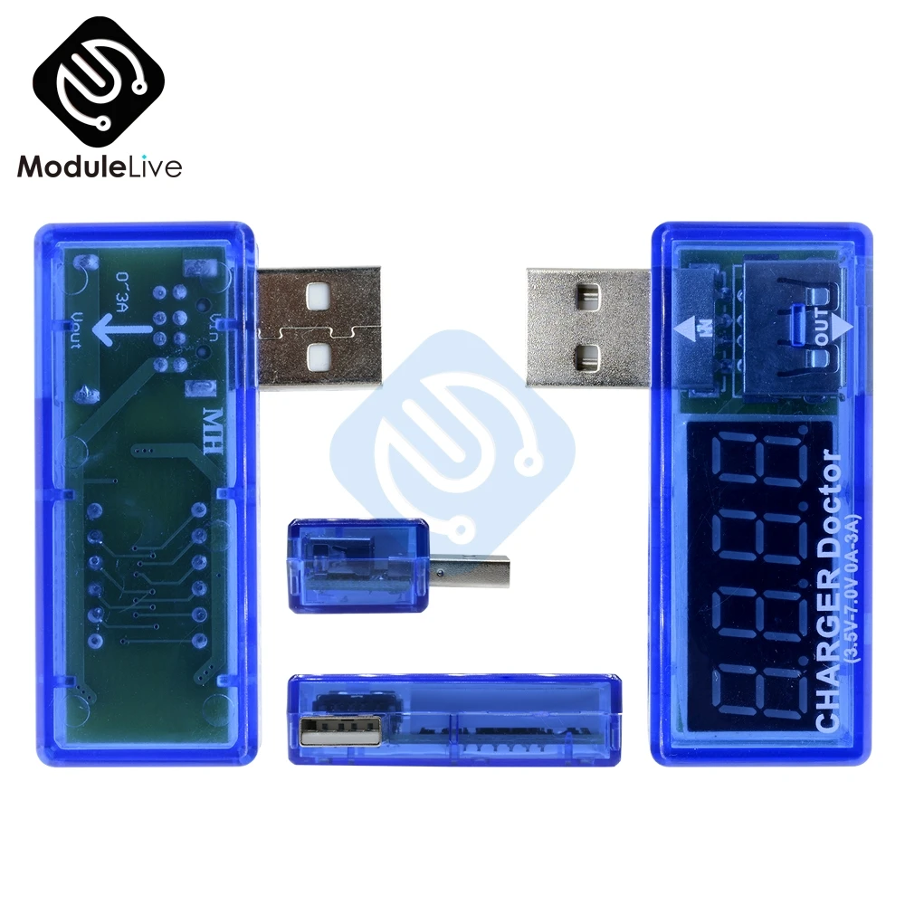 

NEW Digital Display Hot Mini USB Power Current Voltage Meter Tester Portable Mini Current and Voltage Detector Charger Doctor