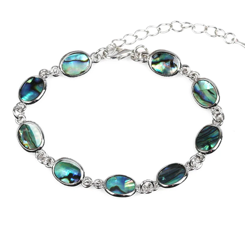 Oval shell bracelet (3)