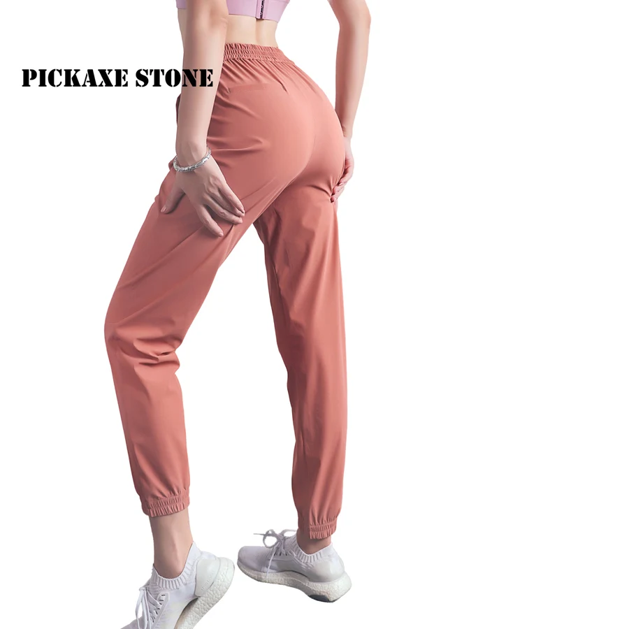 

PS New Elastic Loose Yoga Pants Thin Quick Dry Harem Pants Women Sweatpants Fitness Cargo Pants With Pockets Joggers Pants Femme