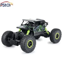 RC Car 2 4GHz 1 18 Scale 4WD Rally Car Rock Crawlers Double Motors Bigfoot Car