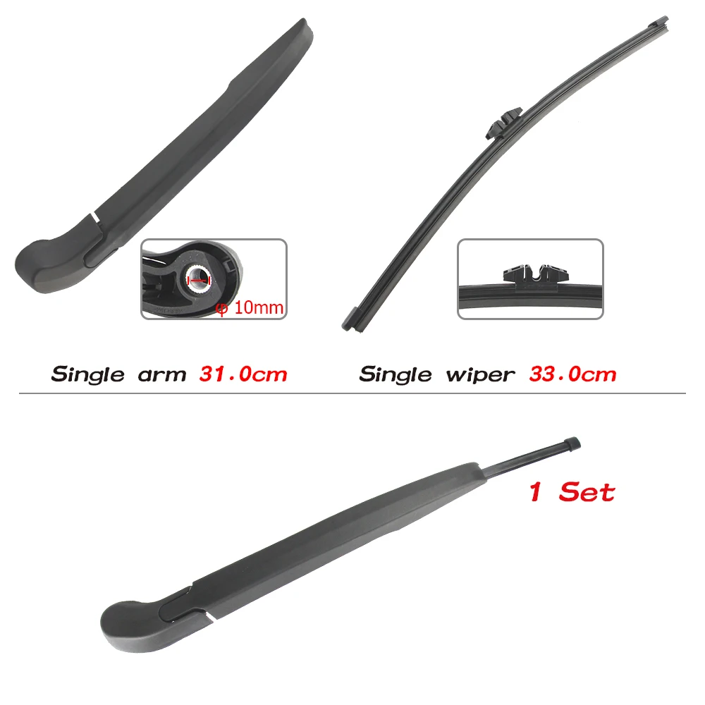 BEMOST Auto Car Rear Windshield Windscreen Wiper Arm Blades Rubber For BMW X3(F25) 330MM 2011 2012 2013