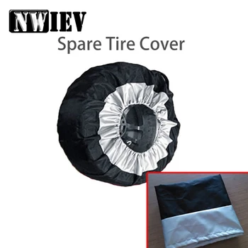 

NWIEV 1X Car Spare tire cover Dustproof and Rainproof For Ford Focus 2 3 VW Passat B6 B5 B7 B8 Kia Rio Ceed Sportage Accessories