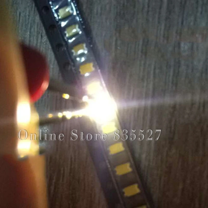 

1000PCS/LOT 1206 3216 warm white SMD lamp beads bright LED light emitting diode leds highlight Indicator light
