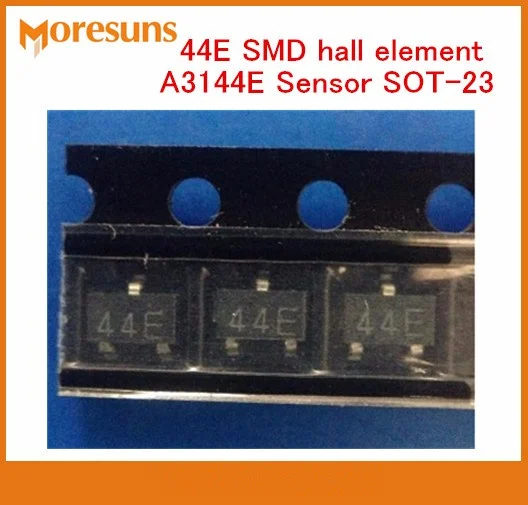 44E SMD hall element A3144E Sensor SOT-23 unipolar magnetic sensitive switch_