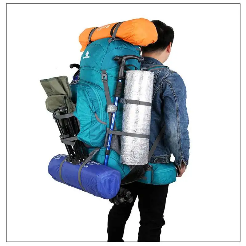 Большой наружный нейлоновый походный рюкзак, походная сумка для альпинизма, сверхлегкая Спортивная дорожная посылка, брендовый ранец, рюкзак, сумки на плечо