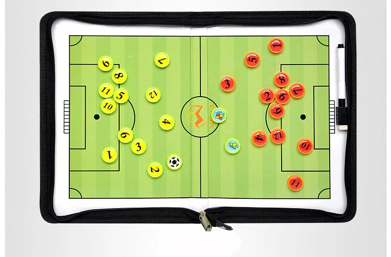 Футбол Баскетбол тактическая доска для игры в мини-футбол портативная тактическая доска Складная магнитная тренерская тренировочная Доска тактическая футбол