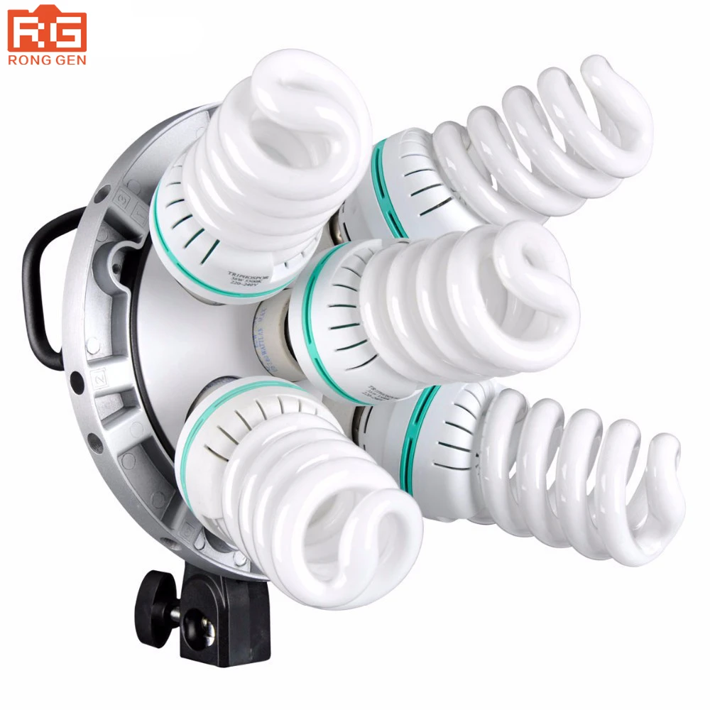 

New Godox Studio 5-in-1 Bulb Head Multi-holder Tricolor Light Camera Photography Lighting TL-5