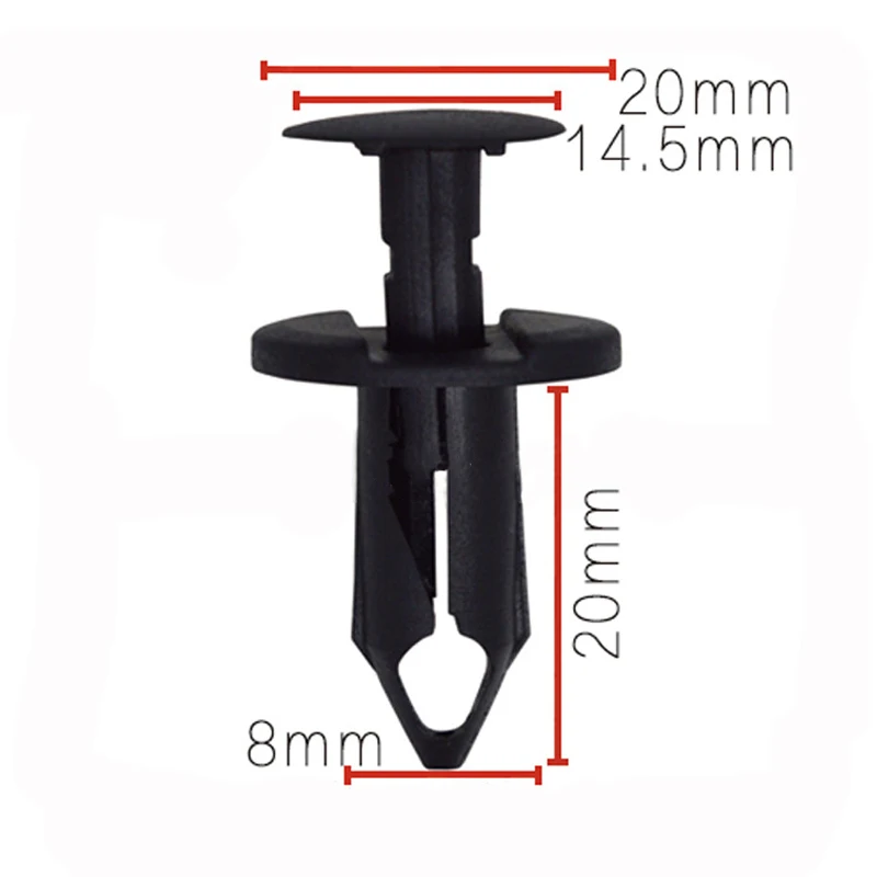 Fastener clips Fit Ford Chrysler Deflector clips Bumper Inner clips Fender clipsin Auto