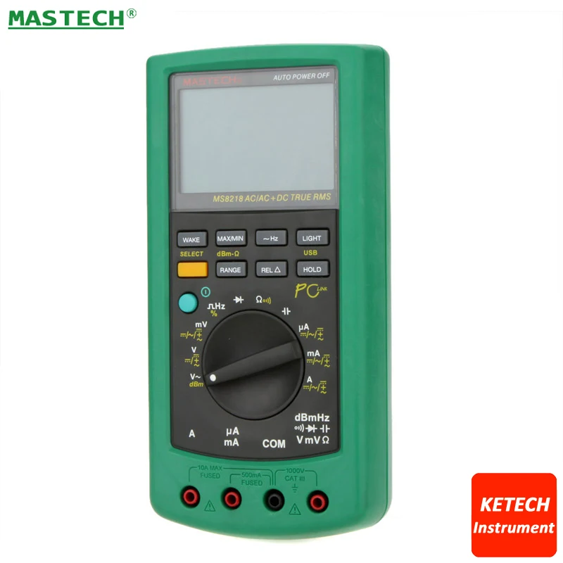

High Accuracy 50000 Counts DMM Digital Multimeter Precision Smart Handheld Computer Can Be Connected MASTECH MS8218