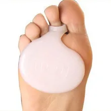 Toe Support Pad Gel Silicone Insoles Pu Insole Orthotic Insole Silicone Forefoot Pain Free shipping