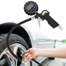 Цифровой автомобильный Грузовик, автомобильный нагнетатель давления в шинах, манометр с ЖК-дисплеем