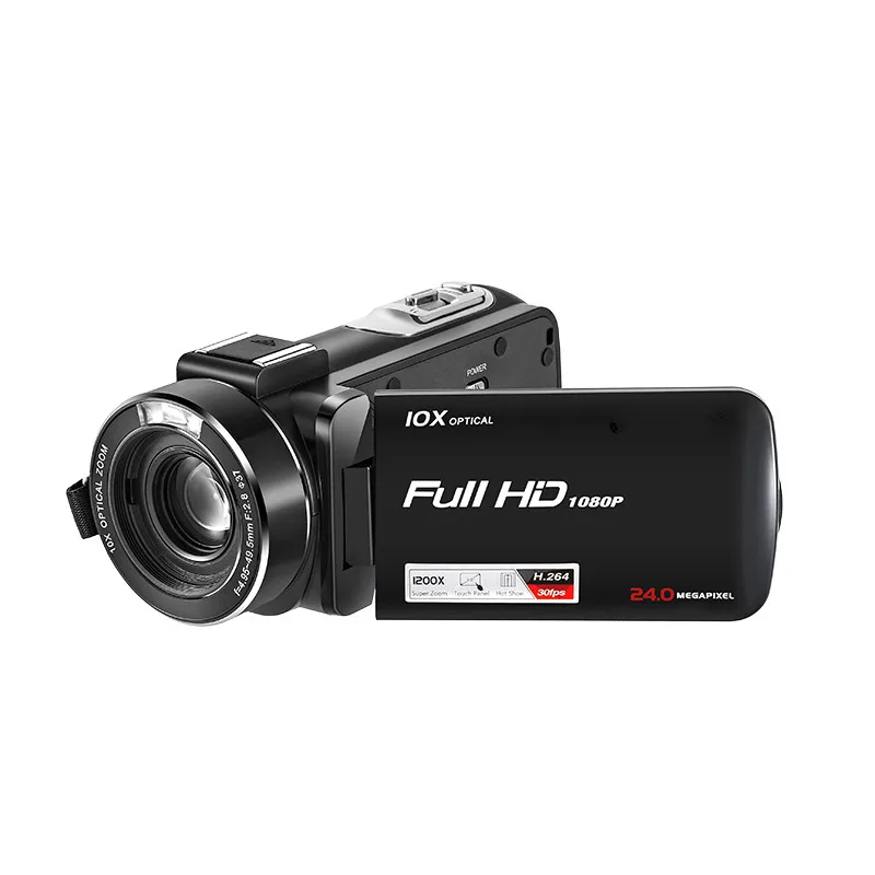 Профессиональная видеокамера FHD 1080P с 10 кратным оптическим зумом 120X цифровым фото