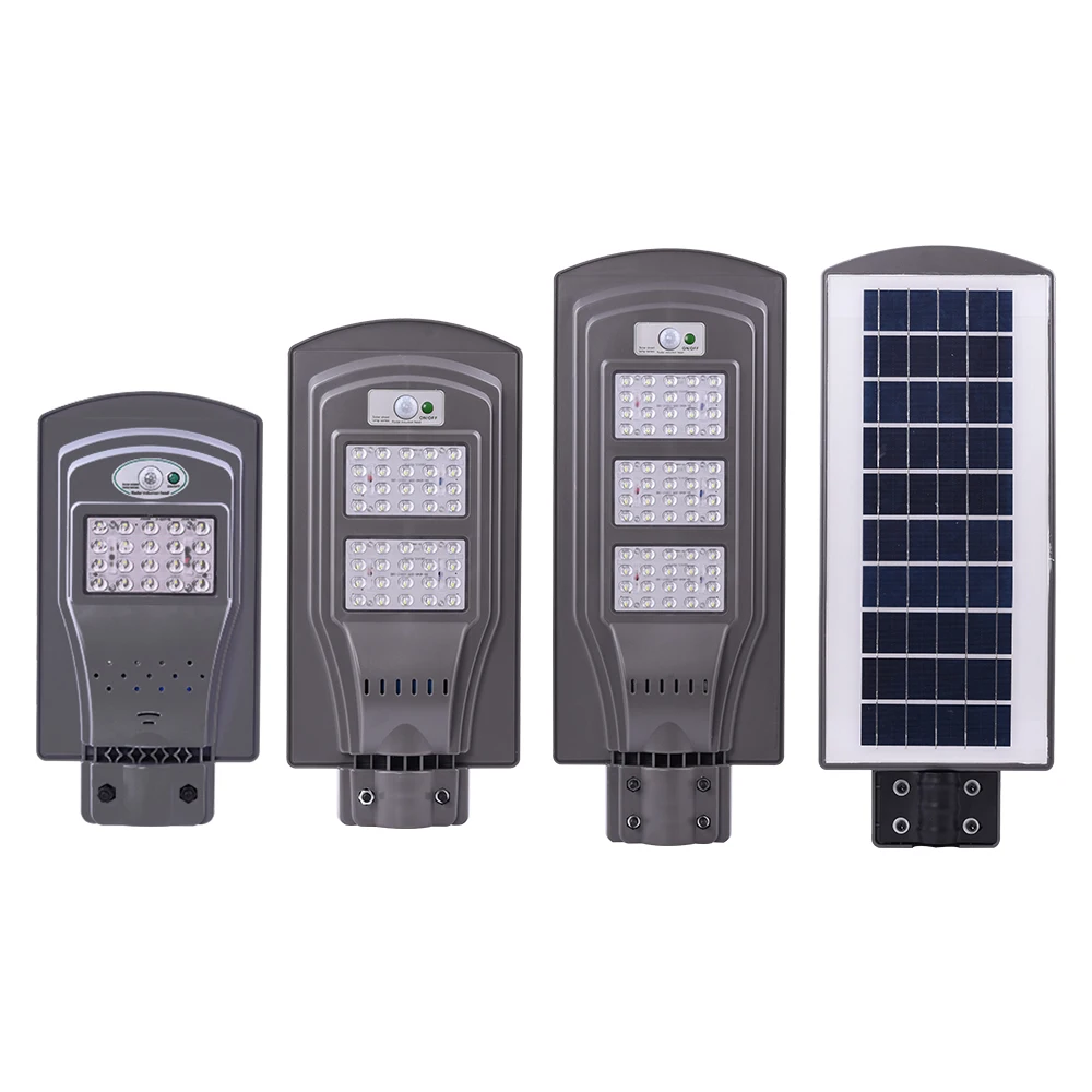 

Solar Street Lights 20W 40W 60W Wall Sconces with Mounting Pole Outdoor Motion Sensor Detector Light Security Lighting