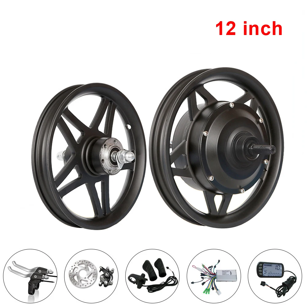 Cheap 12 inch Motor Wheel Kit Bicicleta Electrica Hub Motor 36V48V250W Electric Bicycle Motor Drive Wheel Ebike Motor High Speed 1