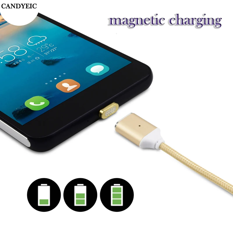 

CANDYEIC Micro Magnetic Charging Cable For Xiaomi Redmi 6Pro Magnetic Cable For Redmi 6 5 4 3 2 Magnetic Adapter USB 2.0 Charger