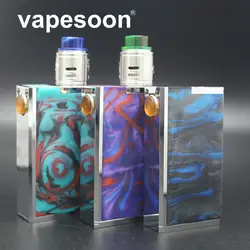 Аутентичный vapesoon SOB V4 комплект Механическая коробка Mod + Outlaw стиль RDA нержавеющая сталь смола Материал костюм для 18650 батарея