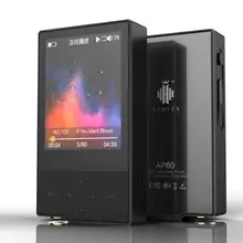 Hidizs AP60 MKII металлическая Версия DSD USB DAc HiFi карман без потерь Bluetooth 4,0 Apt-x Музыкальный плеер+ EP3 IEM MP3