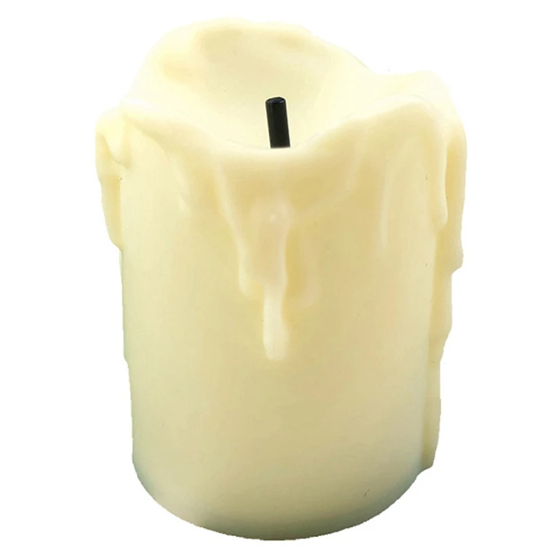 

24Pcs Of Led Electric Battery Powered Tealight Candles Warm White Flameless For Christmas Holiday Wedding Decoration Party Mot