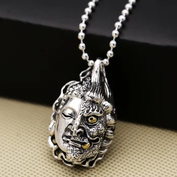 

S925 Sterling Silver Pendant Buddha Magic Between The Creative Retro Thai Silver Pendant Men And Women With Matching Pendant