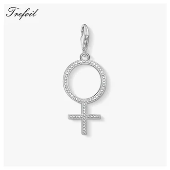 

Venus Symbol Charms Pendant,2019 Fashion Jewelry 925 Sterling Silver Trendy Gift For Women Men Fit Bracelet Necklace