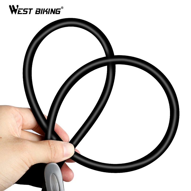 WEST BIKING 150PSI Bicycle Pump High Pressure Bicycle Tire Inflator MTB Bike Air Pump for Motorcycle Electric Car Bike Tire Pump